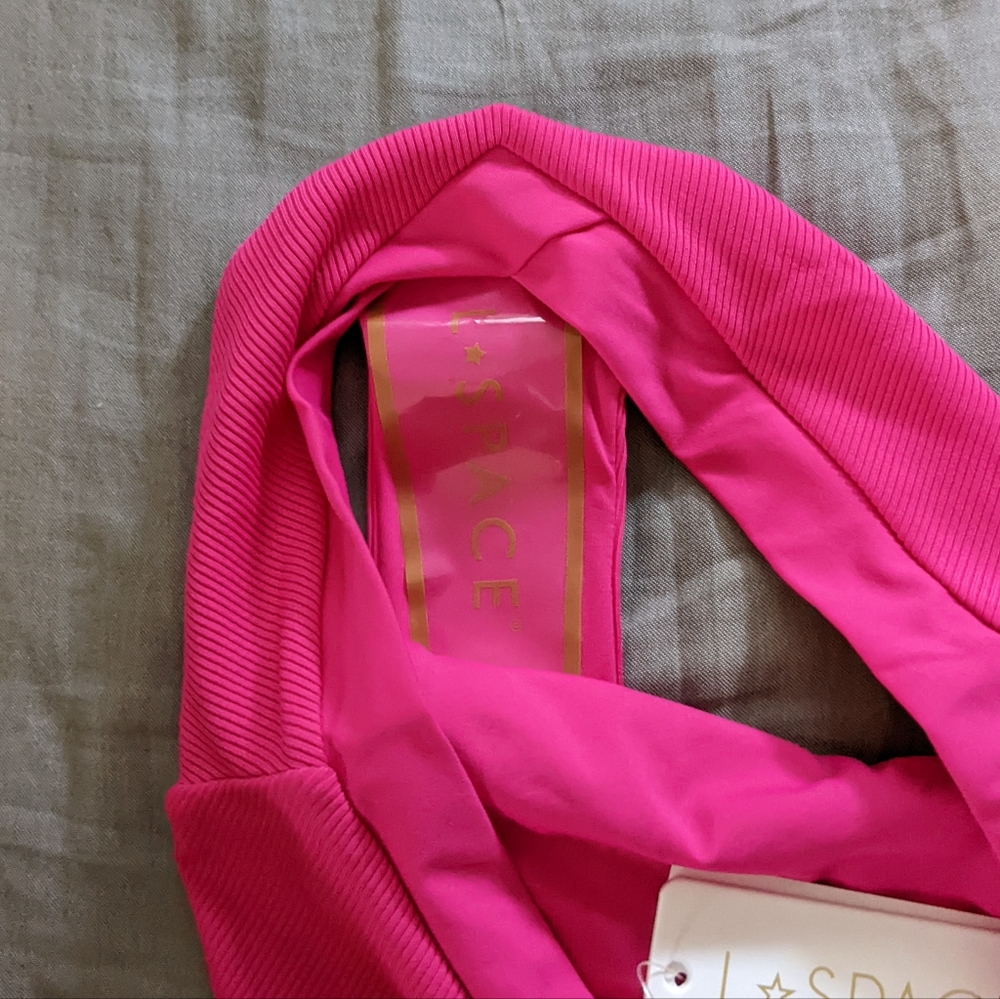 L*Space Helena Pratt Bikini Set Bougainvillea - Picture 8 of 10